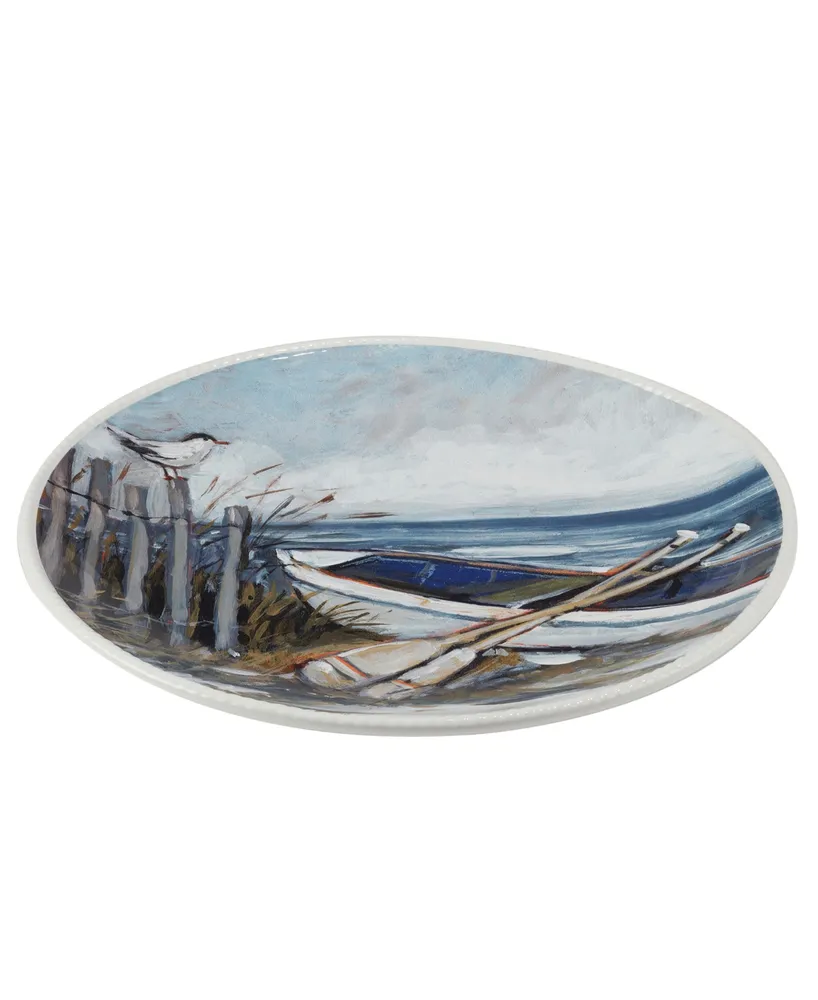 Certified International Shorebirds Round Platter