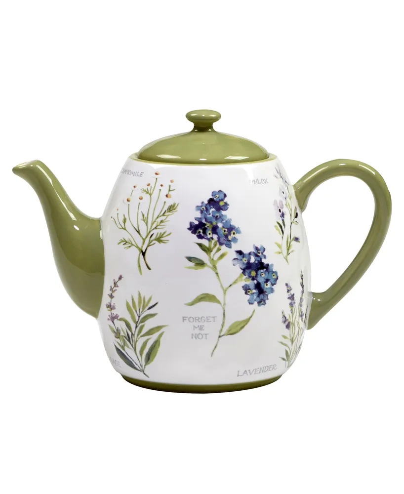 Certified International Fresh Herbs Teapot