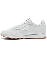 Reebok Men's Classic Leather Casual Sneakers from Finish Line