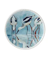 Certified International Shorebirds Salad Plate, Set of 4