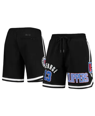 Men's Pro Standard Paul George Black La Clippers Team Player Shorts