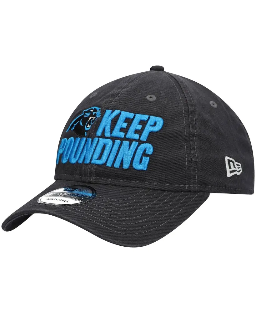 Men's New Era Black Carolina Panthers Keep Pounding 9FIFTY Snapback Hat