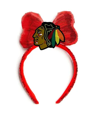 Women's Cuce Red Chicago Blackhawks Logo Headband