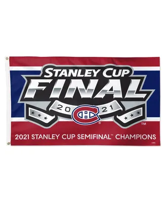 Wincraft Montreal Canadiens 2021 Stanley Cup Semifinal Champions 3' x 5' Single-Sided Deluxe Flag
