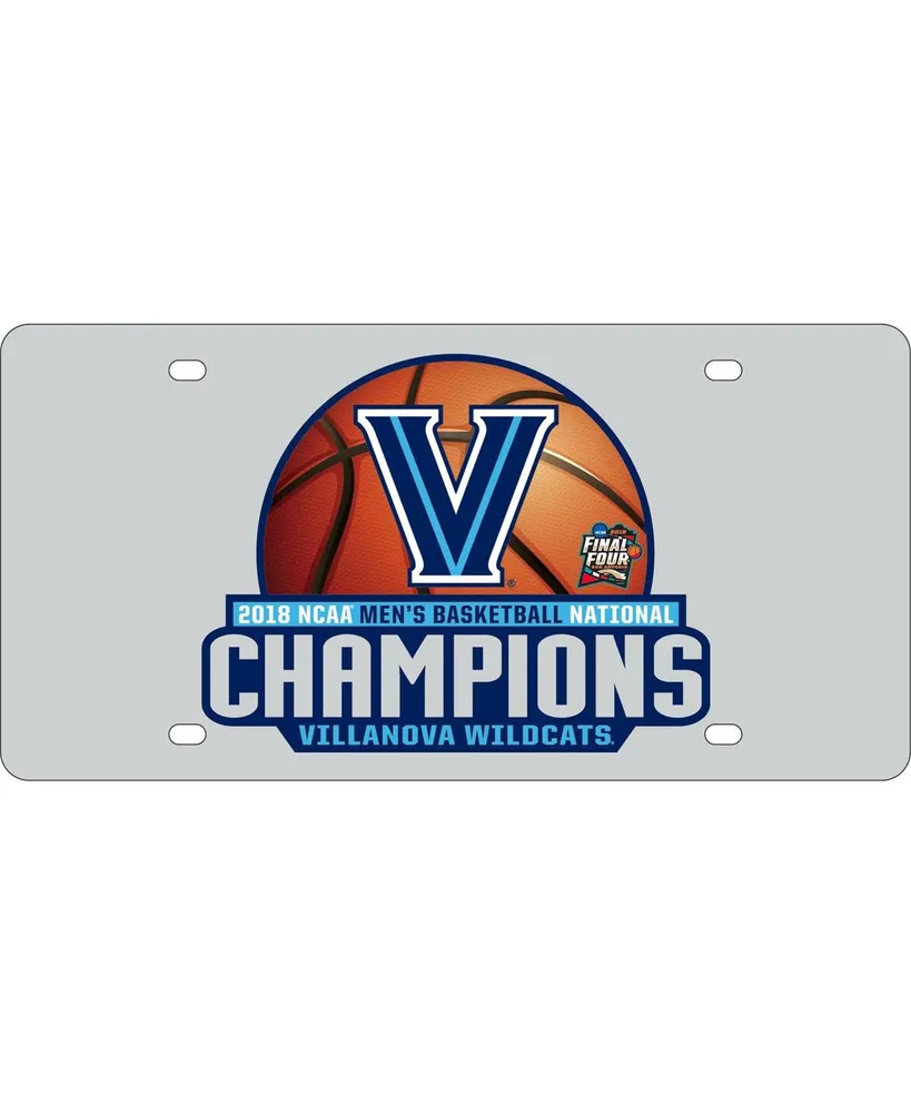 Men's Stockdale Villanova Wildcats 2018 Ncaa Basketball National Champions Inlaid License Plate