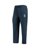 Men's Concepts Sport Gray, Deep Sea Blue Seattle Kraken Meter Long Sleeve T-shirt and Pants Set