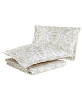 Laura Ashley Amberley Cotton Reversible 3 Piece Quilt Set