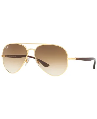 Ray-Ban Unisex Sunglasses, RB3675L 58 - Gold