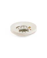 Botanic Garden Harmony Amber 4 Piece Salad Plate Set