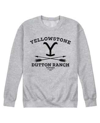 Men's Yellowstone Dutton Ranch Arrows Fleece Sweatshirt