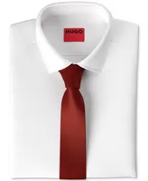 Hugo by Boss Men's Ribbed Silk Skinny Tie