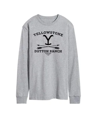 Men's Yellowstone Dutton Ranch Arrows Long Sleeve T-shirt