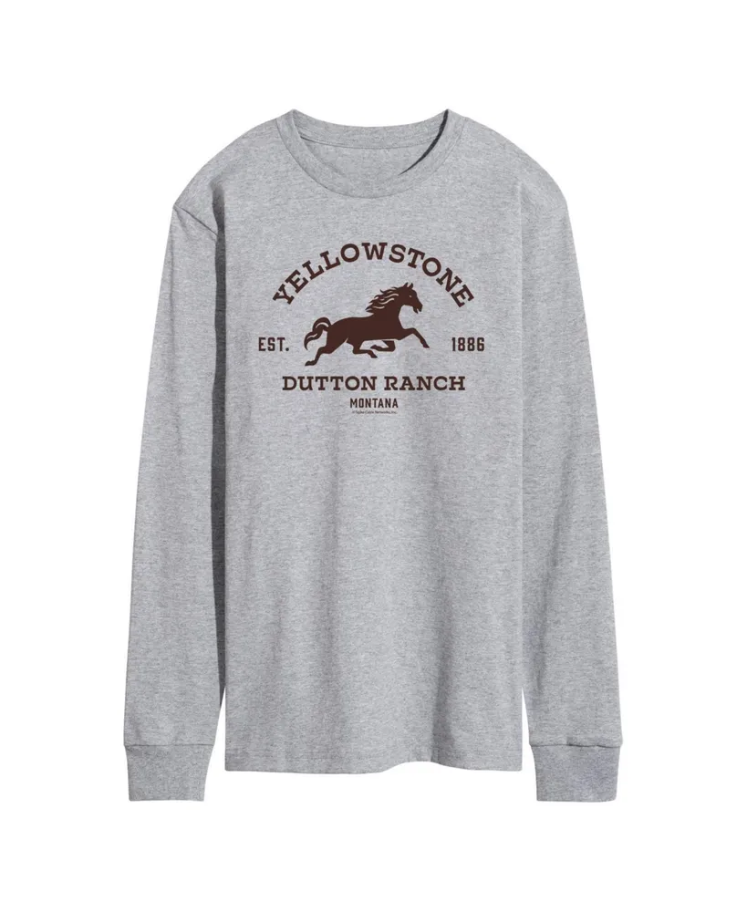 Men's Yellowstone Horse Est 1886 Long Sleeve T-shirt