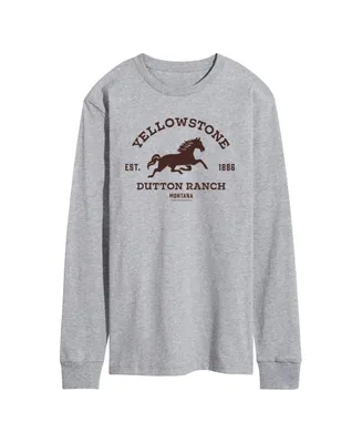 Men's Yellowstone Horse Est 1886 Long Sleeve T-shirt