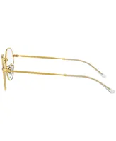 Ray-Ban RX6465 Jack Optics Unisex Irregular Eyeglasses - Gold