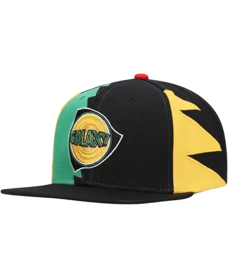 Men's Black La Galaxy Historic Logo Since '96 Jersey Hook Snapback Hat