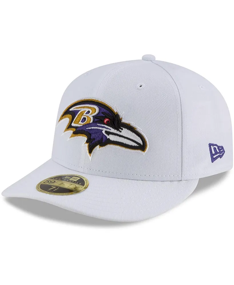 New Era Men's White Baltimore Ravens Shield Omaha Low Profile 59FIFTY  Fitted Hat - Macy's