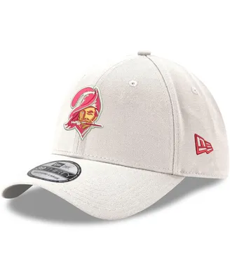 Men's White Tampa Bay Buccaneers Throwback Logo Iced Ii 39THIRTY Flex Hat