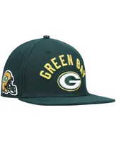 Men's Pro Standard Green Green Bay Packers Stacked Snapback Hat