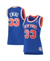 Women's Patrick Ewing Blue New York Knicks 1991-92 Hardwood Classics Swingman Jersey