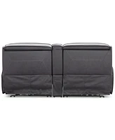 Closeout! Dextan Leather 3-Pc. Sofa with 2 Power Recliners and 1 Usb Console, Created for Macy's