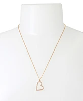 Steve Madden Heart Pendant Necklace