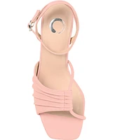 Journee Collection Women's Shillo Block Heel Sandals