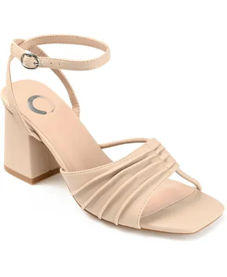 Journee Collection Women's Shillo Block Heel Sandals