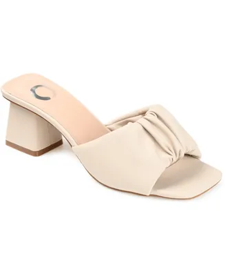 Journee Collection Women's Briarr Ruched Sandals