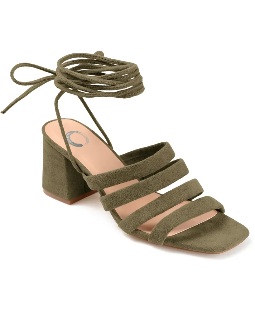 Journee Collection Women's Sevyn Tie-Up Sandals