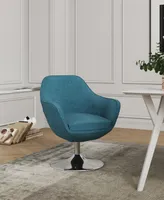 Caisson Swivel Accent Chair