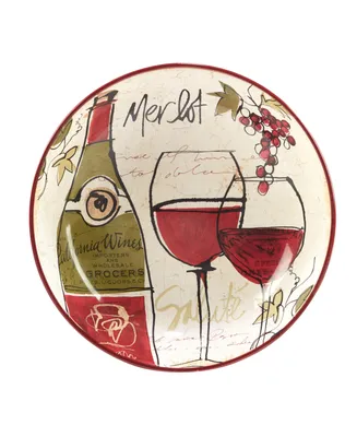Certified International Wine Country Serving Bowl