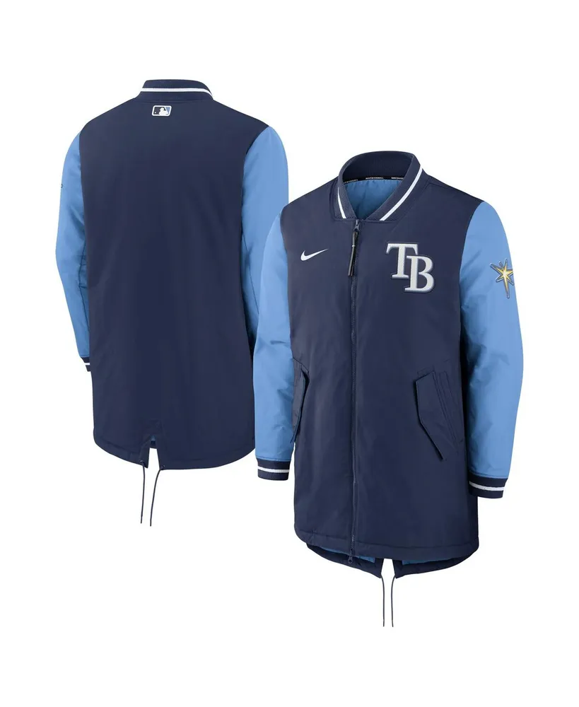 Men's Nike Navy Tampa Bay Rays Dugout Performance Full-Zip Jacket