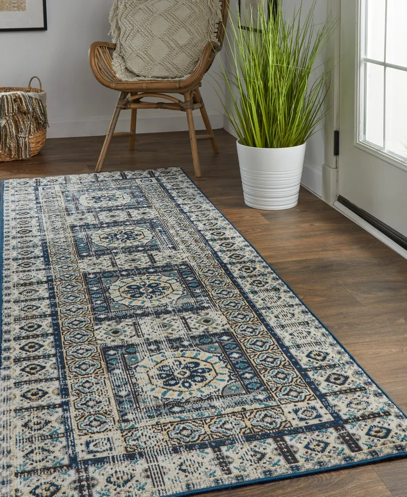 Feizy Nolan R39BY 2'10" x 7'10" Runner Area Rug