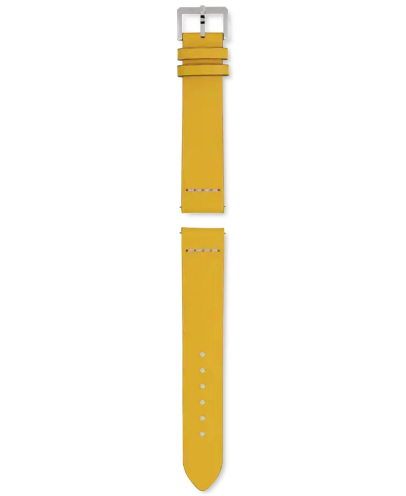 Rado Captain Cook Yellow Leather Watch Strap 37mm
