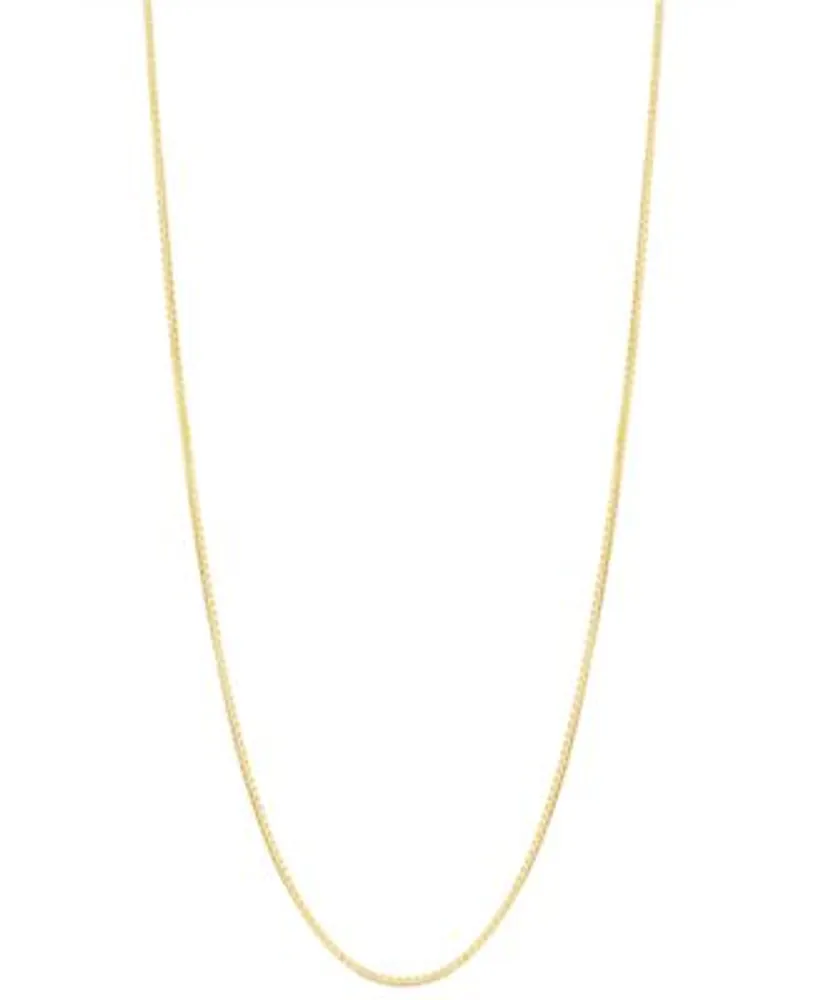 16 24 Box Chain Necklace 3 4mm In 14k Gold