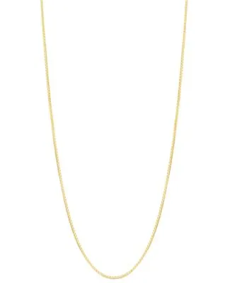 16 24 Box Chain Necklace 3 4mm In 14k Gold