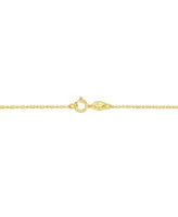 14k Gold Necklace 18 24 Dot Dash Chain