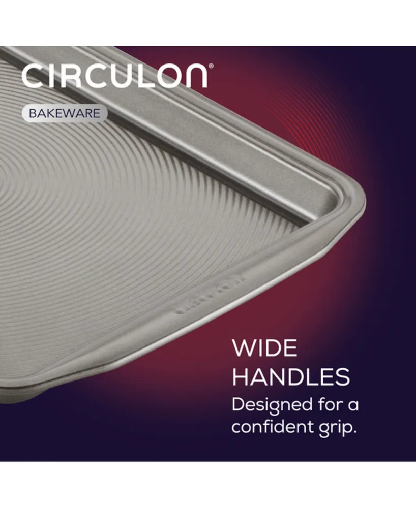 Circulon Bakeware 10" x 15" Baking Sheet Pan & Expandable Cooling Rack 3-Pc. Set
