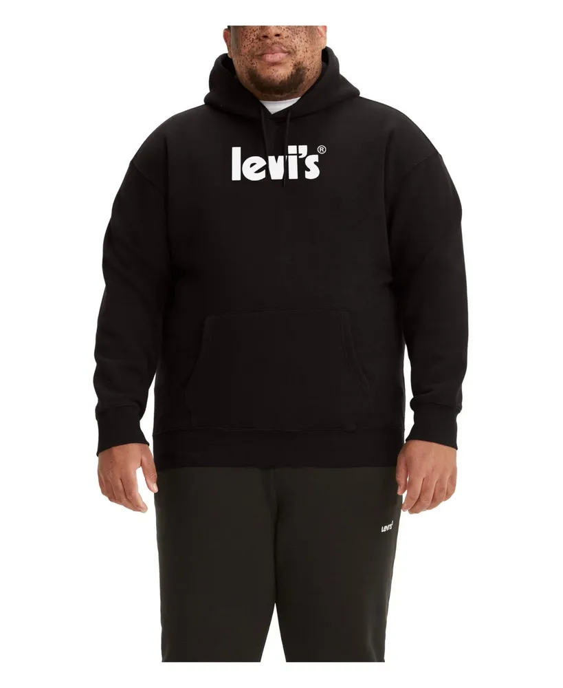 Levi's Men's Big and Tall Relaxed Graphic Pullover Hoodie