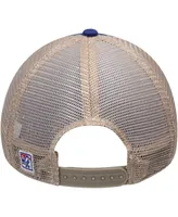 Men's The Game Royal Tulsa Golden Hurricane Split Bar Trucker Adjustable Hat