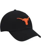 Men's '47 Black Texas Longhorns Clean Up Logo Adjustable Hat