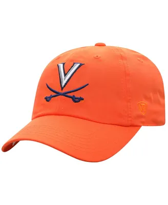 Men's Top of The World Orange Virginia Cavaliers Staple Adjustable Hat