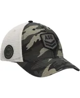 Men's Top of The World Camo, Cream Arizona State Sun Devils Oht Military-Inspired Appreciation Shield Trucker Adjustable Hat