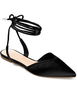 Journee Collection Women's Theia Tie-Up Flats