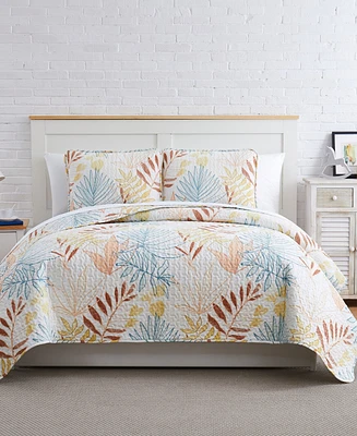 Southshore Fine Linens Tropic Leaf 3-Pc. Quilt Set