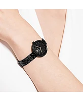 Swarovski Cosmopolitan Black Metal Bracelet Watch, 31.75 mm