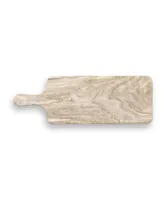 TarHong Melamine Faux Real Desert Wood Paddle Serving Tray