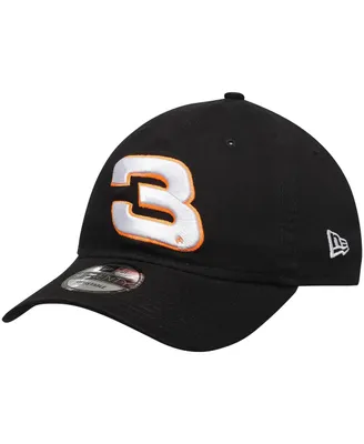 Men's New Era Black Austin Dillon 9Twenty Enzyme Washed Adjustable Hat