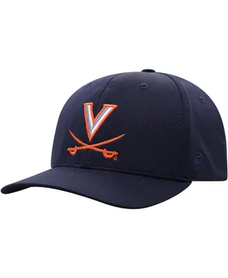 Men's Top of The World Navy Virginia Cavaliers Reflex Logo Flex Hat